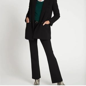 Betabrand Boot-Cut | Two-Pocket Dress Pant Yoga Pants (Black) pre-owned NICE!